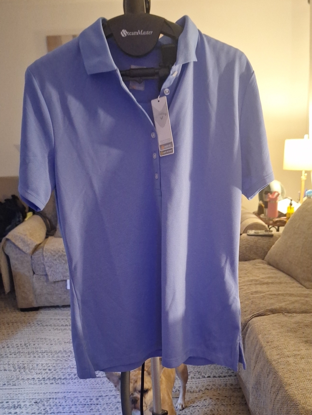 Callaway Light Blue Women's Polo Shirt